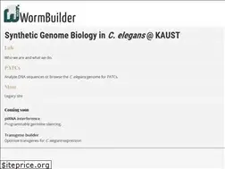 Sites similar to wormbuilder.org