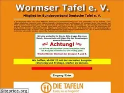 Sites similar to wormser-tafel.de