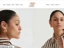 Sites similar to wornforgood.com
