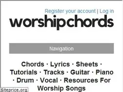 Sites similar to worshipchords.com