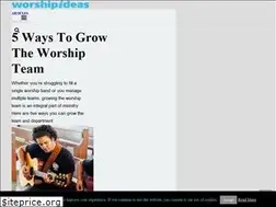 Sites similar to worshipideas.com