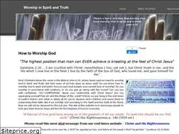 Sites similar to worshipinspiritandtruth.net