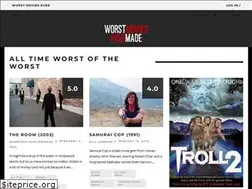 Sites similar to worstmoviesevermade.com