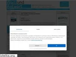 Sites similar to wort-und-antwort.de
