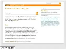 Sites similar to wortbedeutung.info
