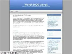 Sites similar to worth1000.wordpress.com