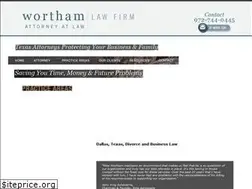 Sites similar to worthamlaw.com