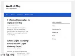 Sites similar to worthofblog.com