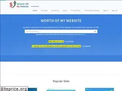 Sites similar to worthofmywebsite.com