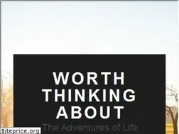 Sites similar to worththinkingabout.net