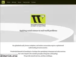Sites similar to worthwhileconsulting.com
