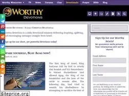 Sites similar to worthydevotions.com