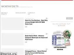 Sites similar to worthydiets.com
