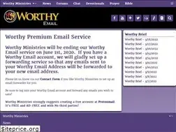 Sites similar to worthyemail.com
