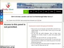 Sites similar to worthyshout.in