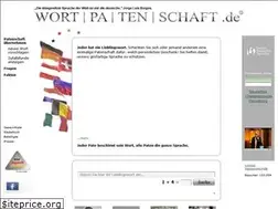 Sites similar to wortpatenschaft.de