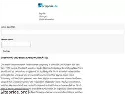 Sites similar to wortspass.de