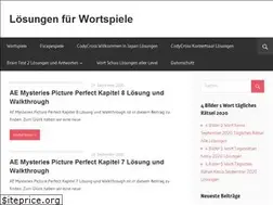 Sites similar to wortspieleloesungen.de