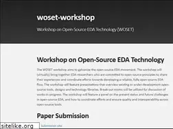Sites similar to woset-workshop.github.io