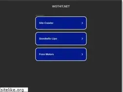 Sites similar to wot4it.net
