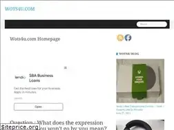 Sites similar to wots4u.com