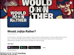 Sites similar to wouldjrather.buzzsprout.com
