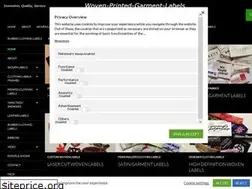 Sites similar to woven-printed-garment-labels.com