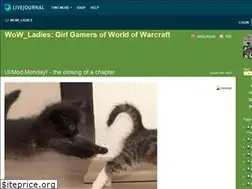 Sites similar to wow-ladies.livejournal.com