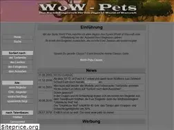 Sites similar to wow-pets.de