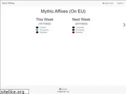 Sites similar to wowaffixes.info