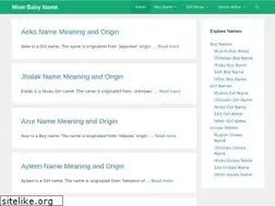 Sites similar to wowbabyname.com