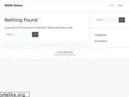 Sites similar to wowdetox.com