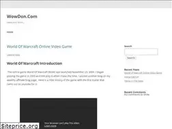 Sites similar to wowdon.com