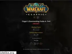 Sites similar to wowdownrank.com