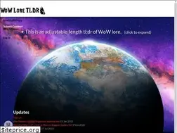 Sites similar to wowloretldr.com