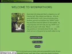 Sites similar to wowmath.org