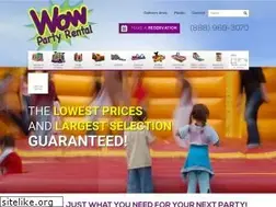 Sites similar to wowpartyrental.com