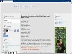 Sites similar to wowraidguide.blogspot.com