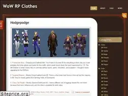Sites similar to wowrpclothes.wordpress.com