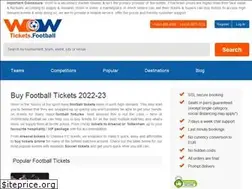 Sites similar to wowtickets.football