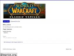 Sites similar to wowvanilla.com