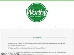 Sites similar to wp-worthy.de