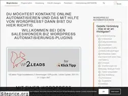 Sites similar to wp2leads-for-klick-tipp.com