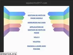 Sites similar to wpaberlin2017.com