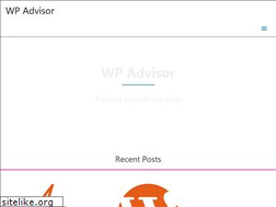 Sites similar to wpadvisor.io