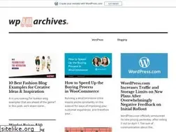 Sites similar to wparchivesblog.wordpress.com