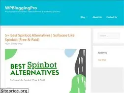 Sites similar to wpbloggingpro.com