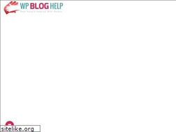 Sites similar to wpbloghelp.com