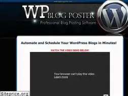 Sites similar to wpblogposter.com