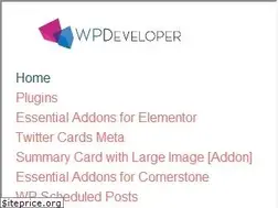 Sites similar to wpdeveloper.net